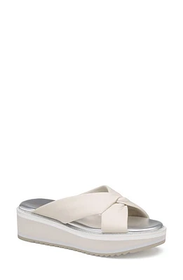 Johnston & Murphy Grace Platform Sandal Bone Glove at Nordstrom,