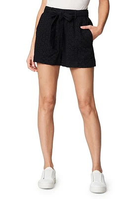 BLANKNYC Eyelet Patchwork Shorts in Late Night at Nordstrom, Size Small