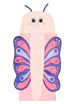 Bixbee Butterflyer Fleece Sleeping Bag in Pink at Nordstrom