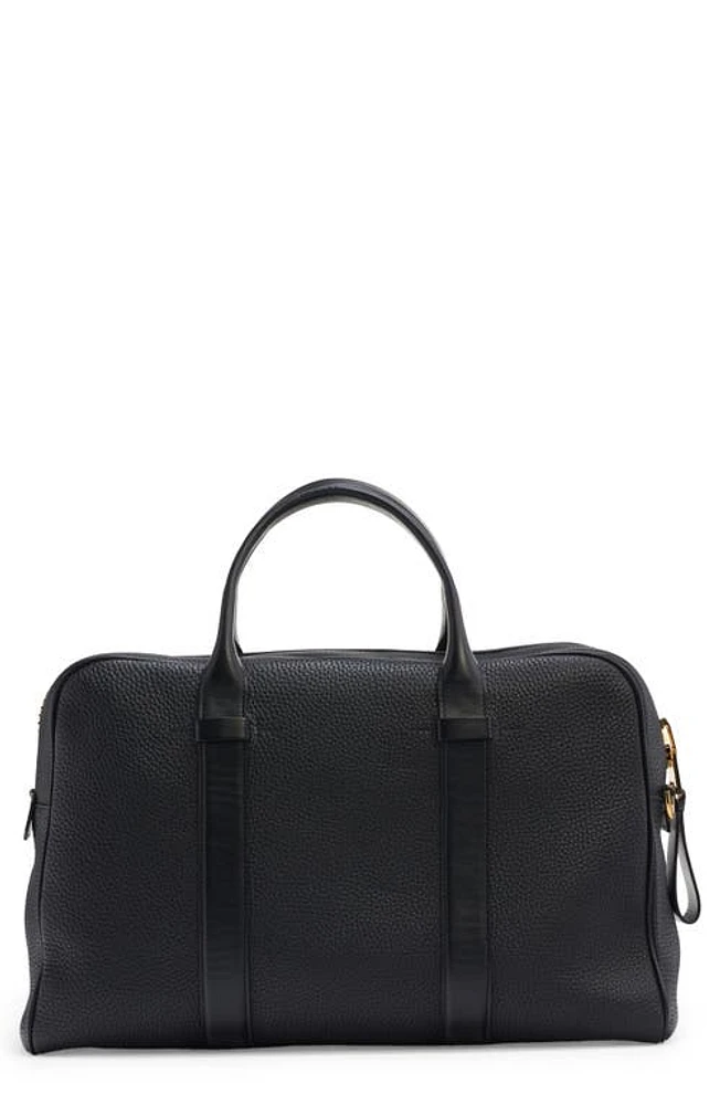 TOM FORD Buckley Leather Duffle Bag in Black at Nordstrom