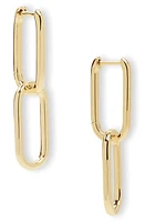 Melinda Maria Carrie Chain Convertible Drop Hoop Earrings in Gold at Nordstrom