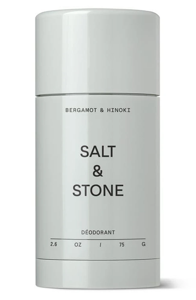 SALT & STONE Bergamot & Hinoki Deodorant in None at Nordstrom