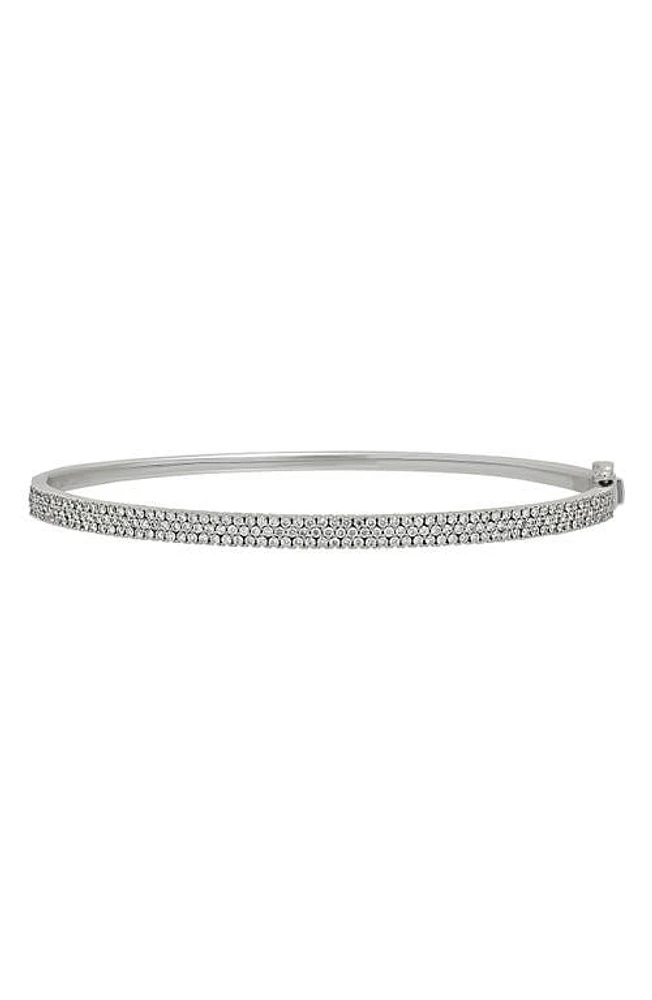 Bony Levy Audrey Diamond Bangle in 18K White Gold at Nordstrom, Size 7