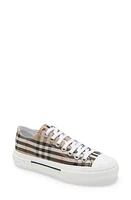 burberry Jack Check Low Top Sneaker Archive Beige at Nordstrom,