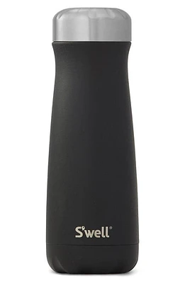 S'Well Traveler Moonstone Insulated Stainless Steel Water Bottle in Onyx at Nordstrom, Size 20 Oz