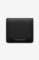 MAISON de SABRÉ Leather Compact Mirror in Rouge Noir at Nordstrom, Size Small