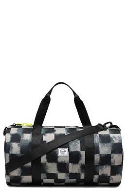 Herschel Supply Co. Kids' Classic Duffle Bag in Black Stencil Checker at Nordstrom