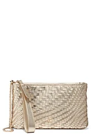 Cole Haan Essential Pouch Crossbody Bag in Gold/Woven at Nordstrom