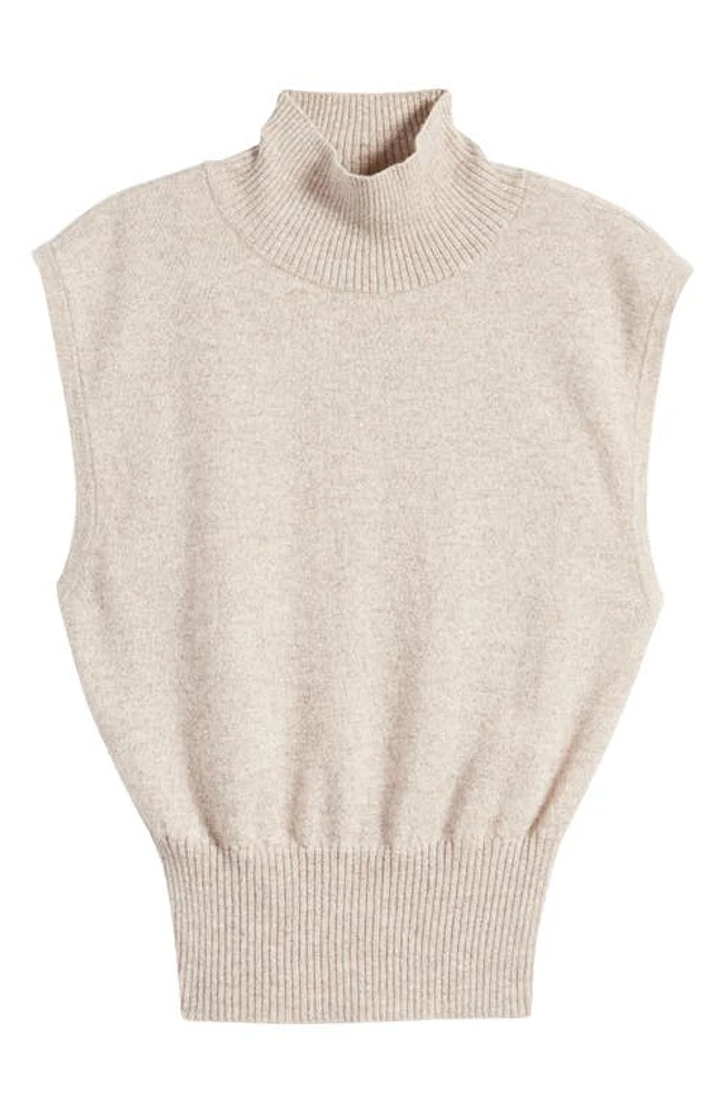 Reformation Arco Sleeveless Cashmere Sweater Barley at Nordstrom,