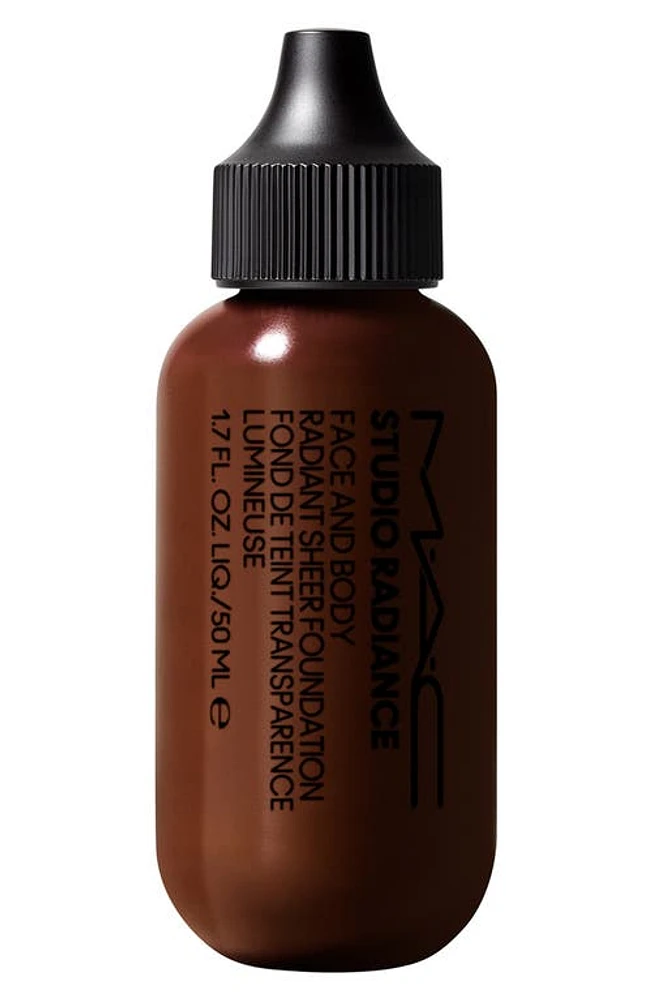 MAC Cosmetics Studio Radiance Face & Body Radiant Sheer Foundation in W9 at Nordstrom