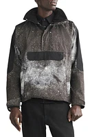 rag & bone Vale Water Resistant Cotton Blend Anorak Blackmult at Nordstrom,