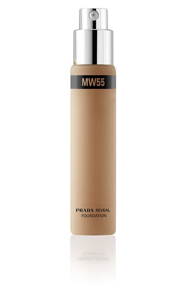 Prada Reveal Skin Optimizing Soft Matte Foundation Refill in Mw55 at Nordstrom