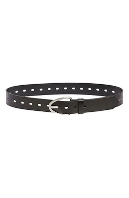 Treasure & Bond Archie Leather Belt Black at Nordstrom,