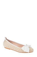 patricia green St. Tropez Bow Raffia Flat at Nordstrom,