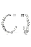 Swarovski Mesmera Hoop Earrings in Silver at Nordstrom