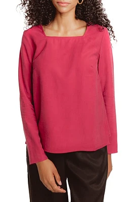 MADRI COLLECTION The Panel Nursing Top Rose at Nordstrom,