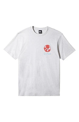 Quiksilver Wave After Cotton Graphic T-Shirt Snow Heather at Nordstrom,