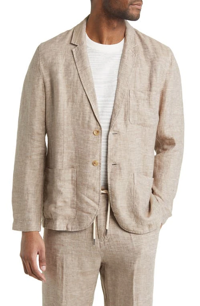 Rails Sorrento Linen Twill Sport Coat Bulgur at Nordstrom,