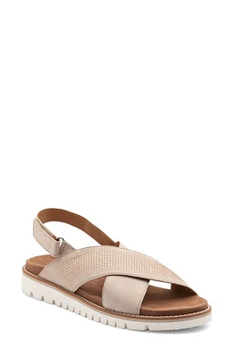 ara Kiki Rhinestone Slingback Sandal in Sand Suede at Nordstrom, Size 6-6.5Us