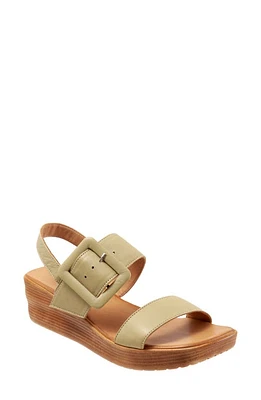 Bueno Marcia Slingback Wedge Sandal Moss at Nordstrom,