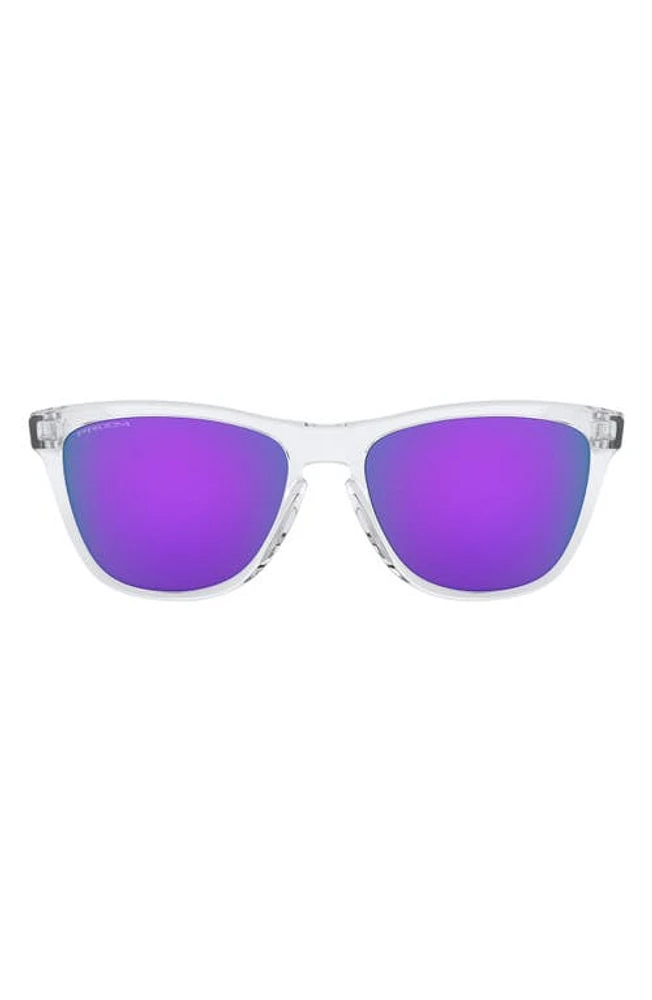 Oakley Frogskins 54mm Rectangular Sunglasses in Clear at Nordstrom