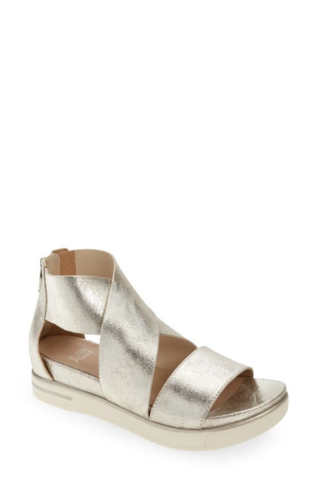 Eileen Fisher Sport Platform Sandal Platinum at Nordstrom,