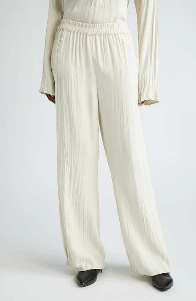 BITE Studios Maisie Plissé Pants Cream at Nordstrom, Us