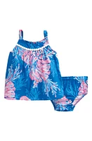 Lilly Pulitzer Rebekah Print Dress & Bloomers Multi For The Fans at Nordstrom,