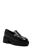 Free People Lyra Lug Sole Loafer Black at Nordstrom,