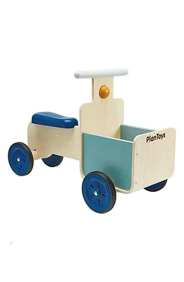 PlanToys Delivery Bike in Wood Multi at Nordstrom