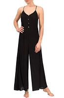 Everyday Ritual Kaitlyn Wide Leg Sleep Jumpsuit at Nordstrom,