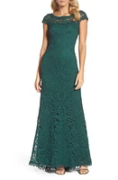 Tadashi Shoji Illusion Yoke Gown in Seagrass at Nordstrom, Size 14