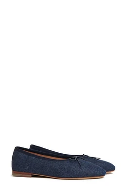 Mansur Gavriel Dream Ballerina Flat Dark Blue at Nordstrom,