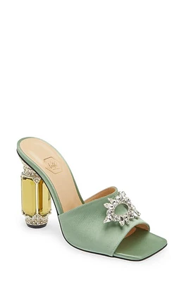 Nalebe Aurum Crystal Embellished Sandal Mint Green at Nordstrom,