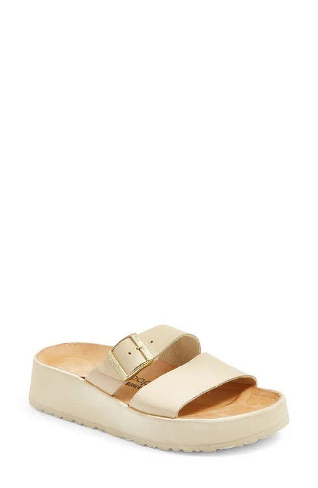 Birkenstock Almina Exquisite Platform Wedge Sandal Ecru at Nordstrom,