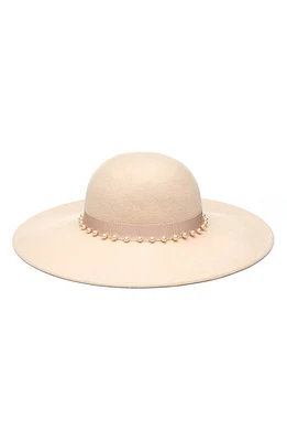 Eugenia Kim Honey Wool Felt Hat in Nude at Nordstrom