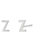 BYCHARI Initial Stud Earrings in 14K Gold-Z at Nordstrom