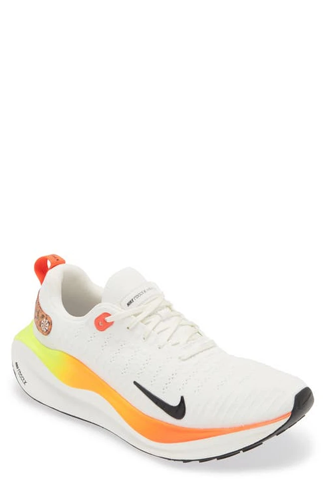 Nike InfinityRN 4 Running Shoe White/Black/Crimson/Orange at Nordstrom,