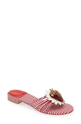 Jeffrey Campbell Abeegail Flip Flop Red White Gingham at Nordstrom,