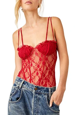 Free People If You Dare Lace Bodysuit at Nordstrom,