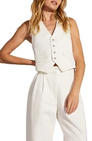 Favorite Daughter The Poppy Cotton Vest Geneva at Nordstrom,