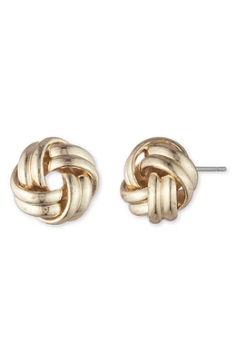 Lauren Ralph Lauren Knot Stud Earrings in Gold at Nordstrom