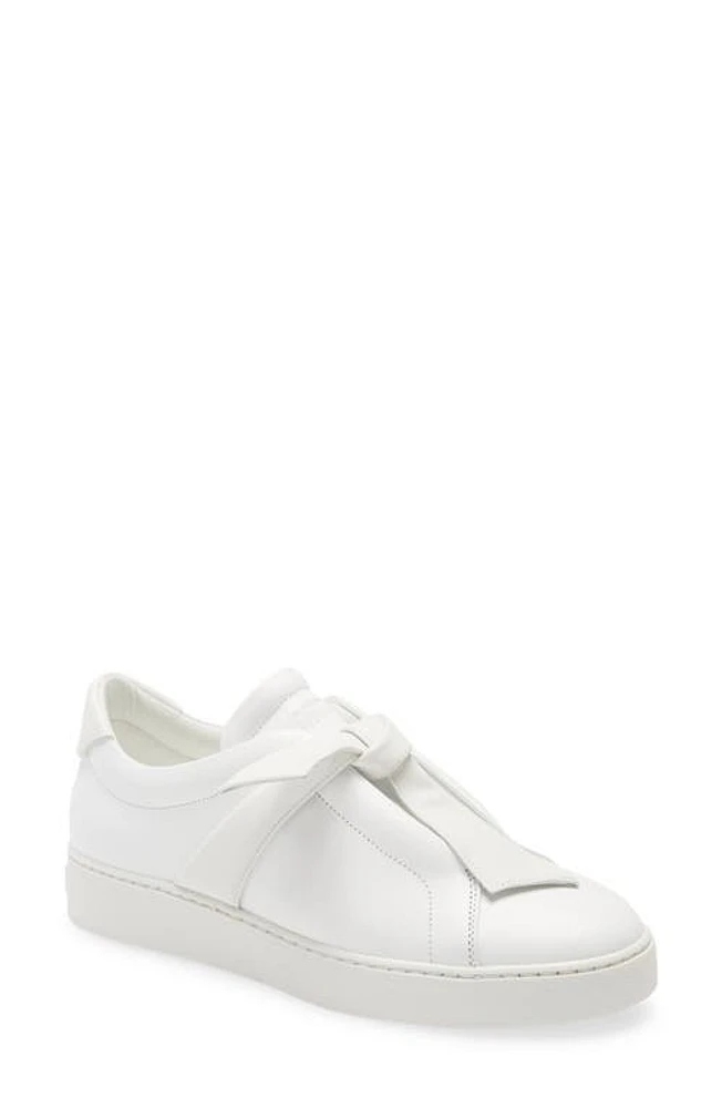 Alexandre Birman Clarita Bow Platform Sneaker White at Nordstrom,