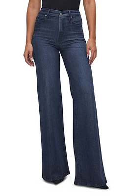 Good American Good Waist Palazzo Jeans in Indigo501 at Nordstrom