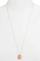 Jennifer Zeuner Kiana Zodiac Pendant Necklace in Pisces Gold at Nordstrom