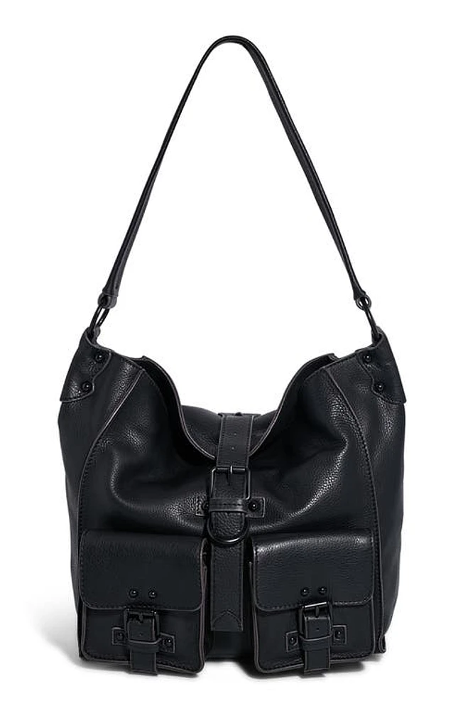 Aimee Kestenberg Saddle Up Leather Hobo in Black at Nordstrom