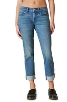 Lucky Brand Sweet Straight Raw Hem Mid Rise Crop Leg Jeans Gemini at Nordstrom,