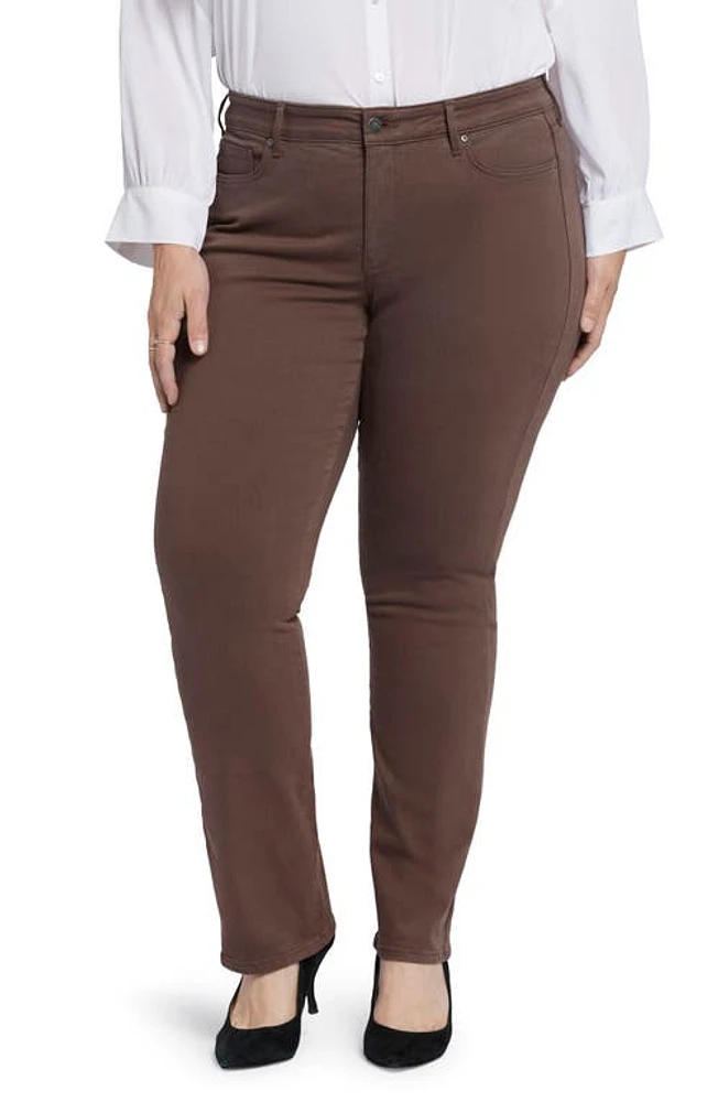 NYDJ Marilyn Straight Leg Jeans Coffee Bean at Nordstrom,