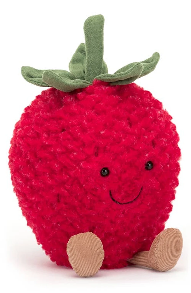 Jellycat Amuseable Strawberry Plush Toy in Red at Nordstrom