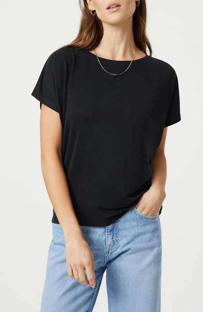 Mavi Jeans Short Sleeve Relaxed Fit T-shirt Black at Nordstrom,